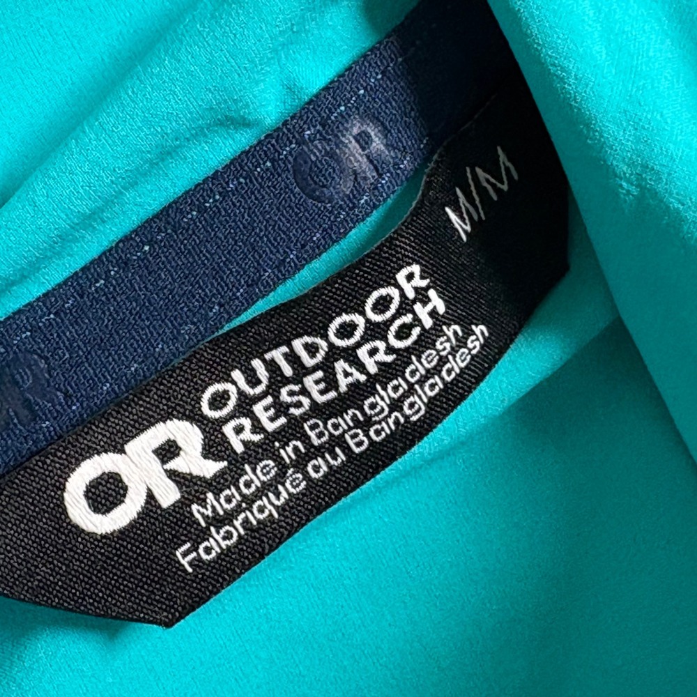 Outdoor Research Astroman Air Sun Hoodie Cortez Blue Mens Medium  UPF 30 - Picture 3 of 10